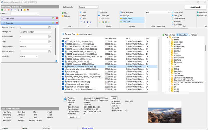 Uzoraka za preimenovanje datoteka ima i više nego dovoljno, a slično kao što je slučaj i kod drugih alata te vrste, uzorke je moguće međusobno kombinirati kako bi se postigla viša razina fleksibilnosti…