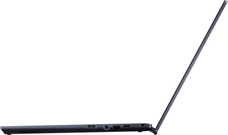 Elegantan profil, osim raznih ulaza i izlaza, sadrži i skener otiska prsta, koji je integriran u tipku za uključivanje