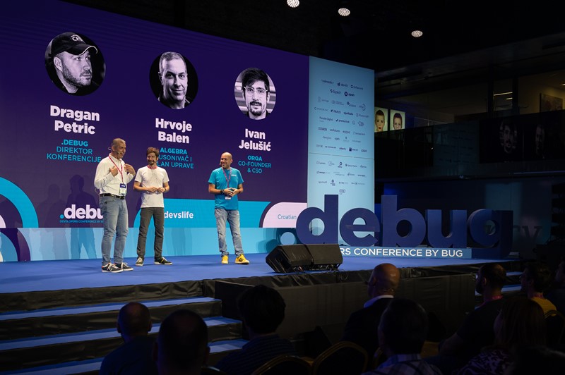Hrvoje Balen, Ivan Jelušić i Dragan Petric na otvaranju .debuga najavljuju sve što će posjetitelji imati prilike doživjeti