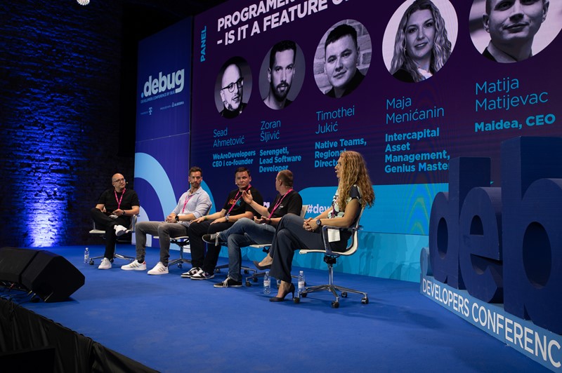 O zaradi u developmentu te kako je najbolje iskoristiti, govorili su Zoran Šljivić, Timothei Jukić, Maja Menićanin i Matija Matijevac, a panelom je moderirao Sead Ahmetović iz WeAreDevelopers